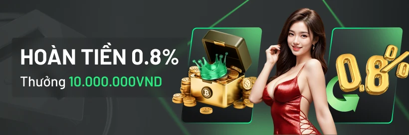Hoàn tiền 0.8%