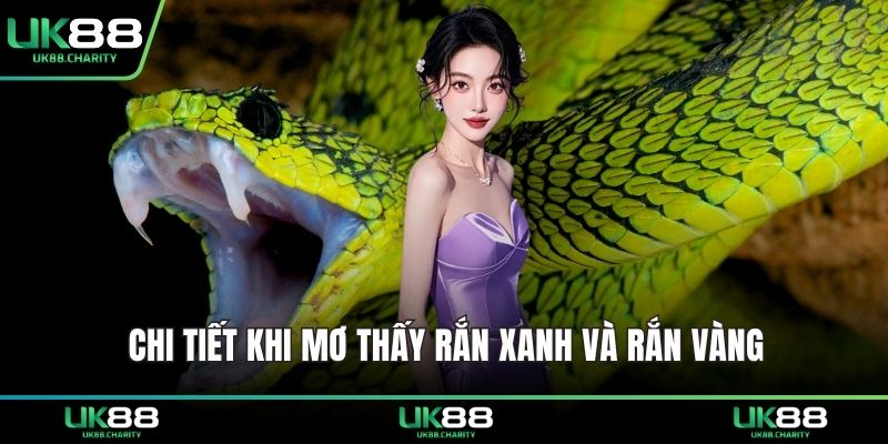 Chi tiết khi mơ thấy rắn xanh và rắn vàng