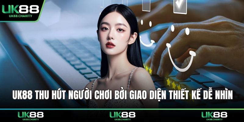 UK88 thu hút người chơi bởi giao diện thiết kế dễ nhìn